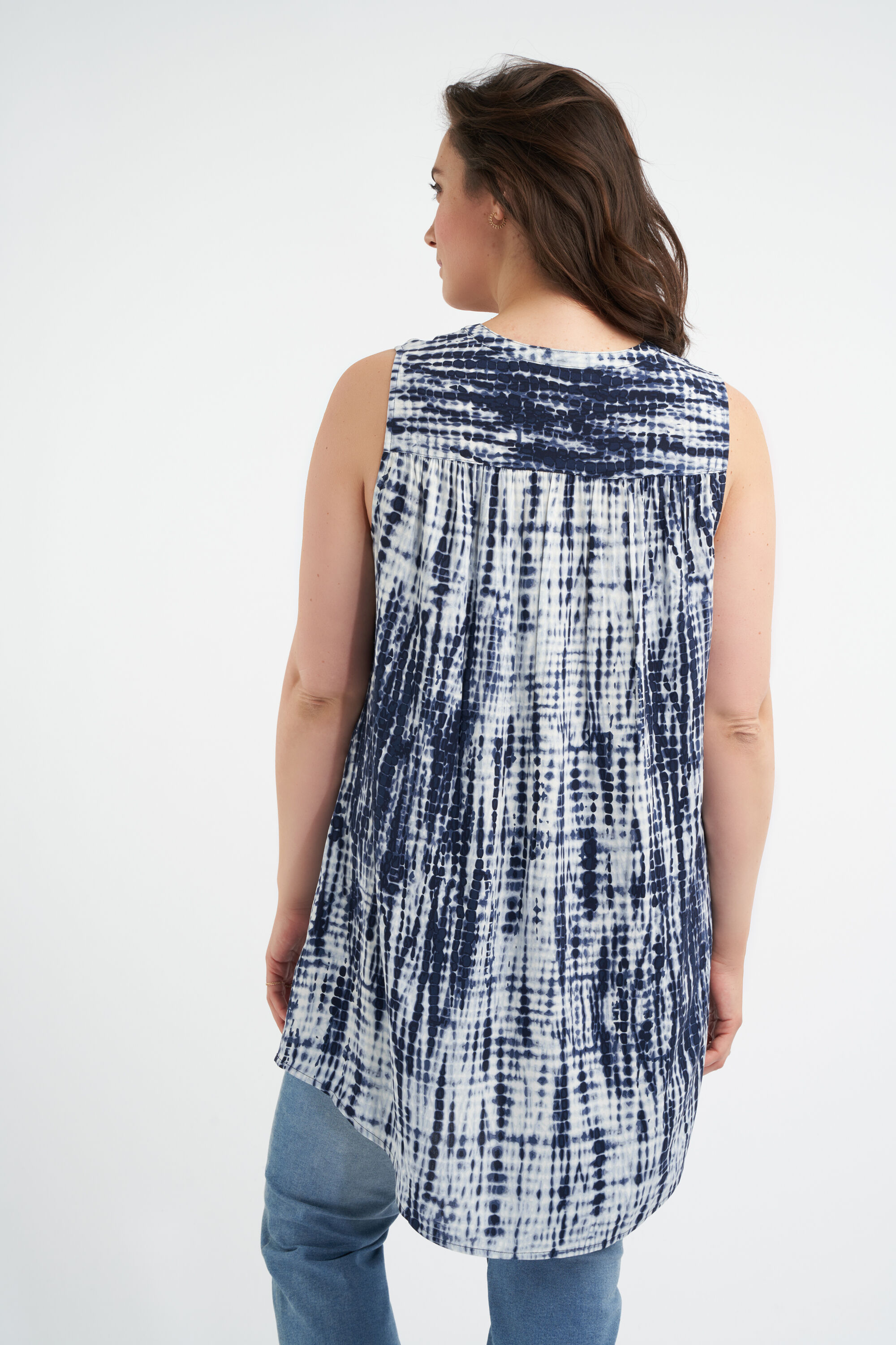 Chemisier long sans manches image number 3