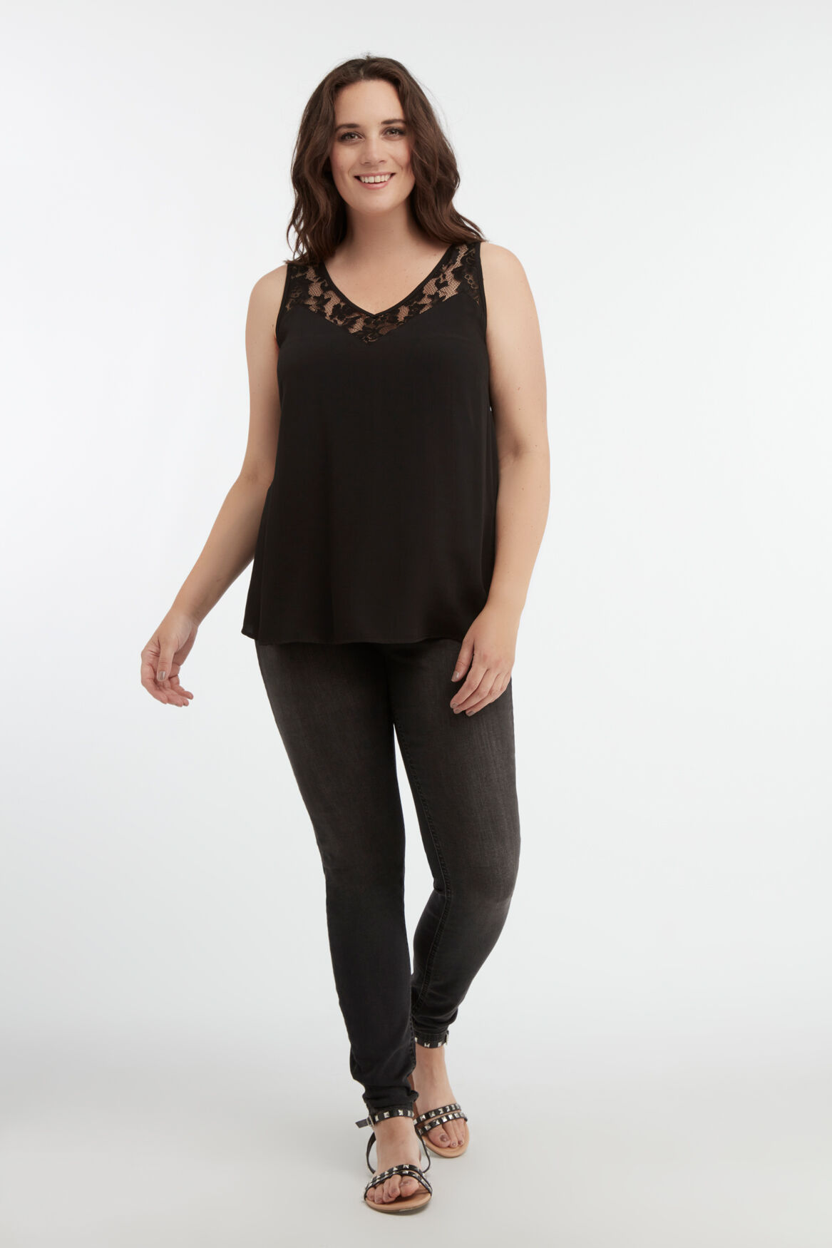 Haut sans manches en dentelle image number 5