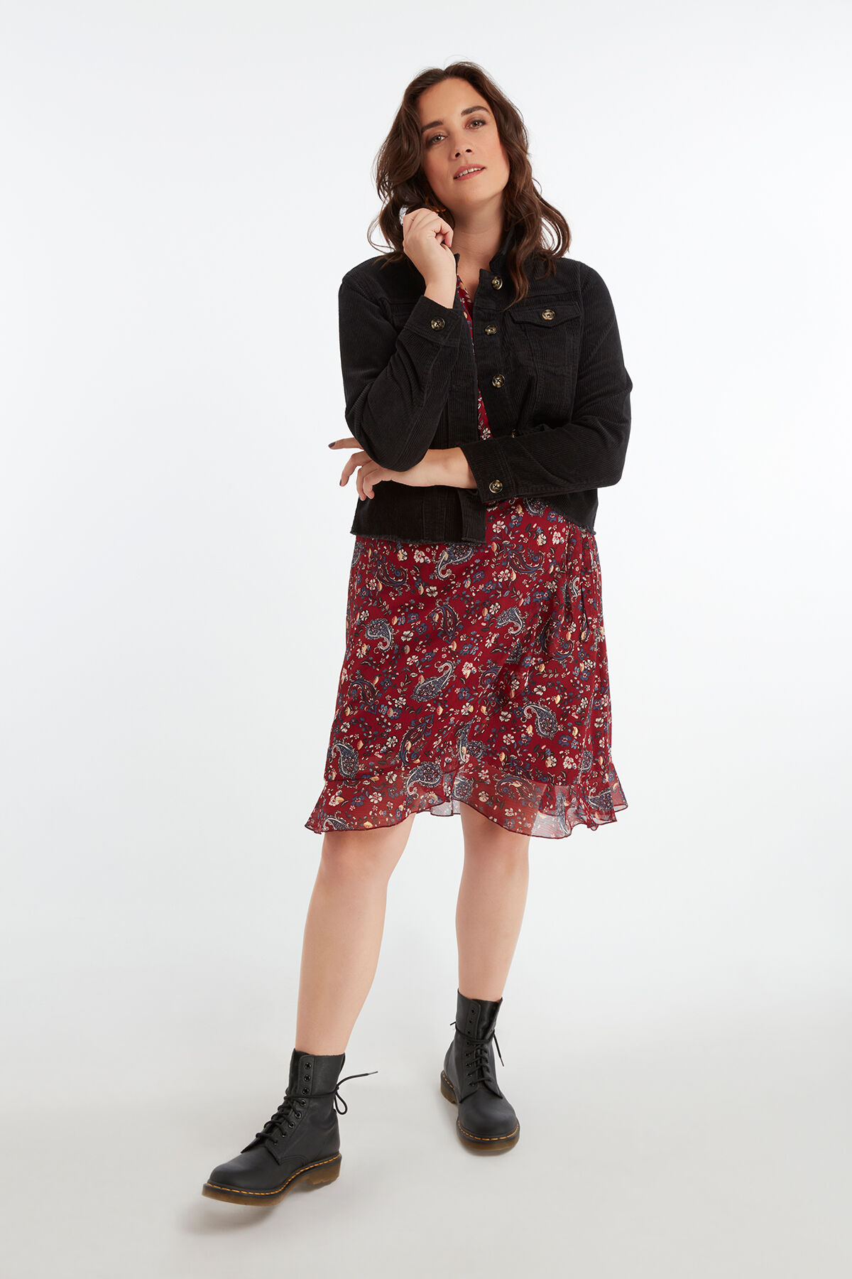 Veste en velours c&ocirc;tel&eacute; image number 4