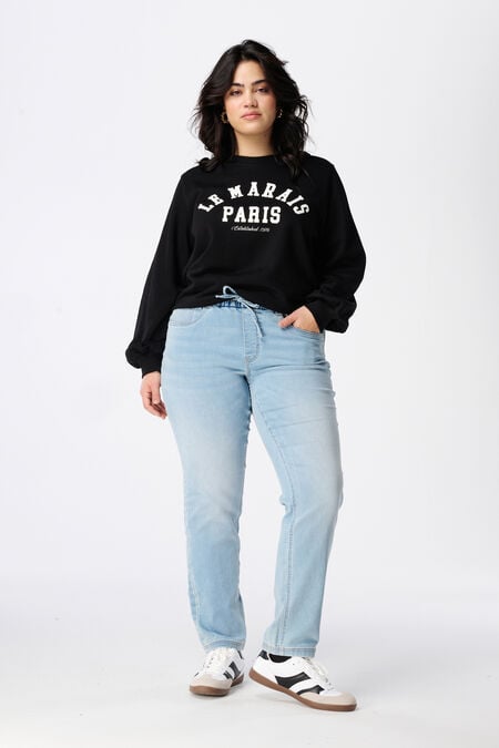 Pantalon jogger en denim Pantalon jogger en denim
