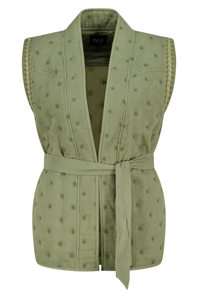 Gilet orné de détails dorés image number 1