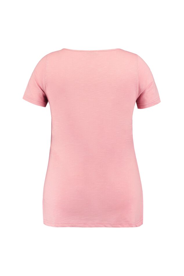 T-shirt basique à motif plumes image number 2