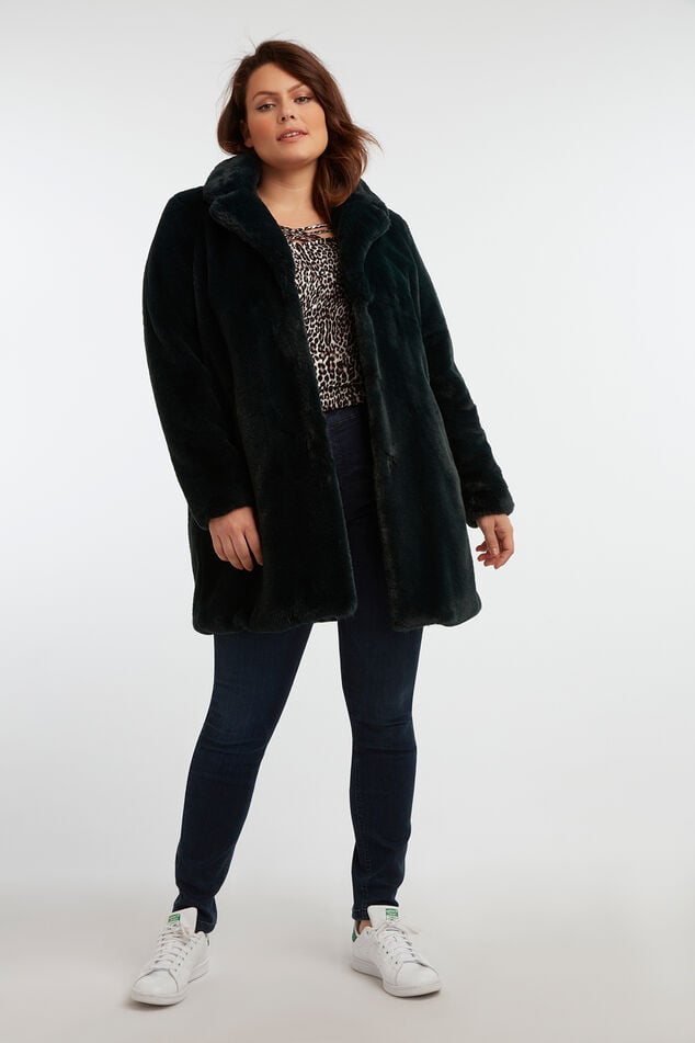 Manteau en fausse fourrure image number 6