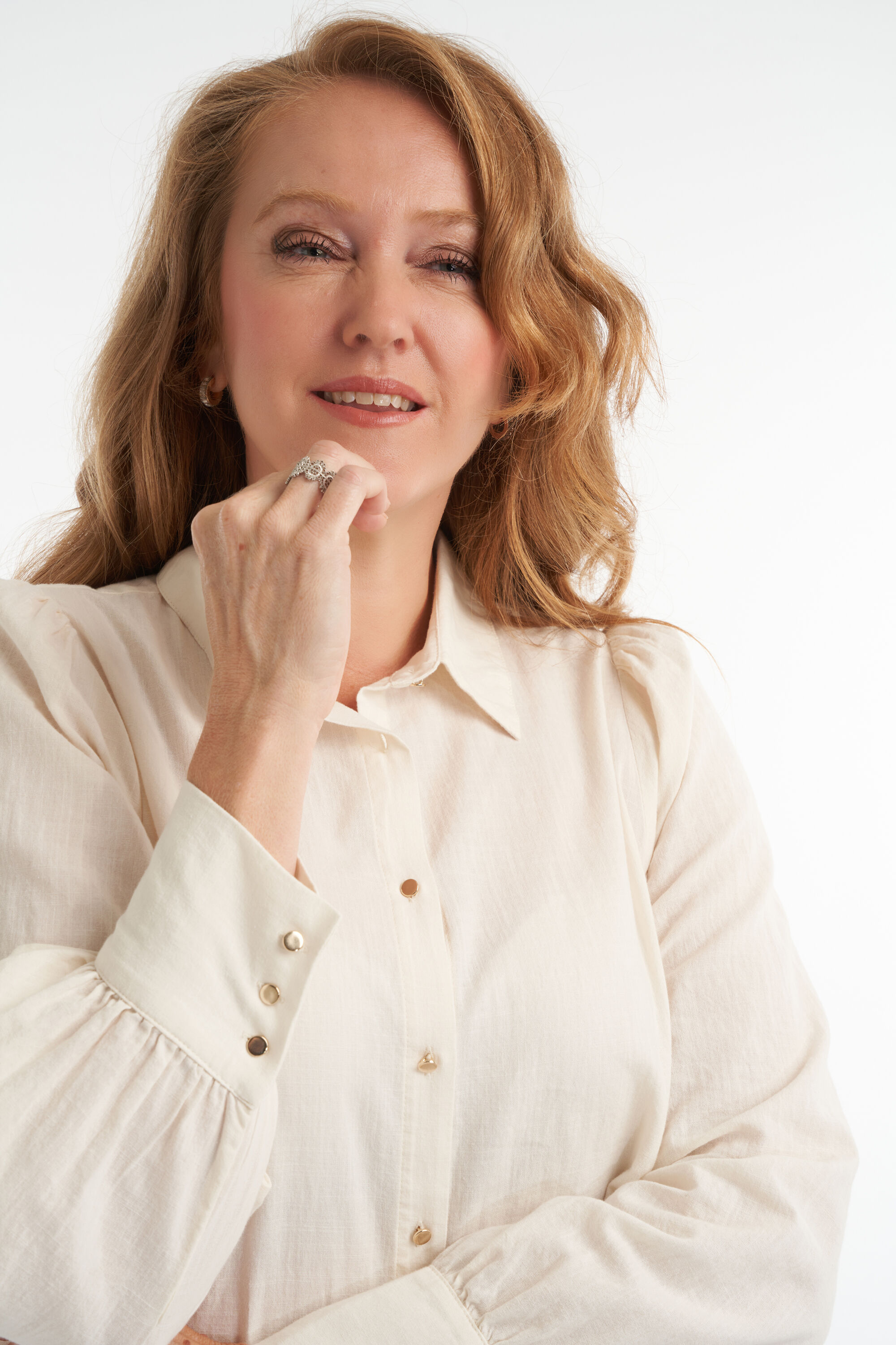 Chemisier &agrave; manches bouffantes image number 5