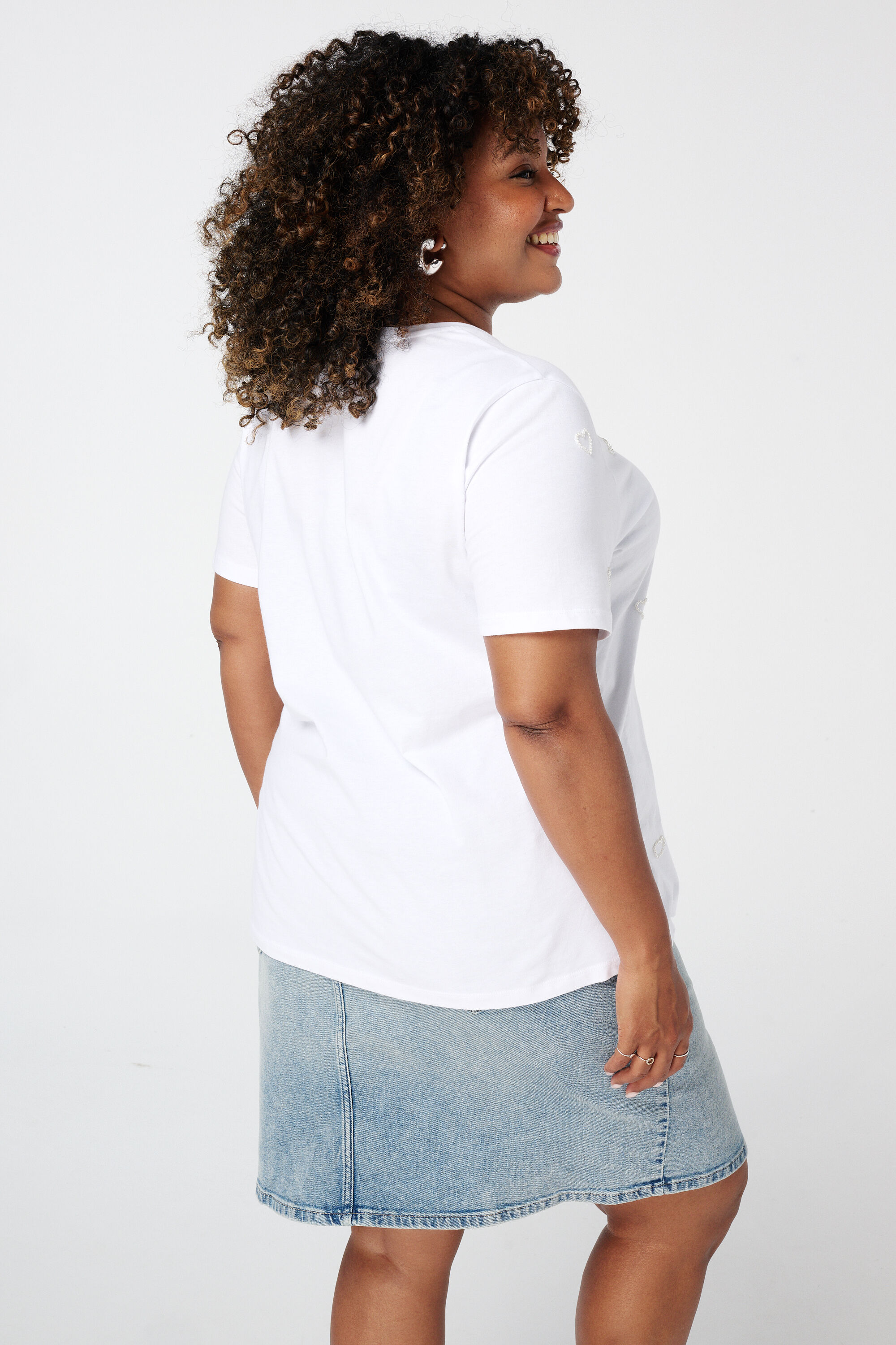 T-shirt avec c&oelig;urs image number 3