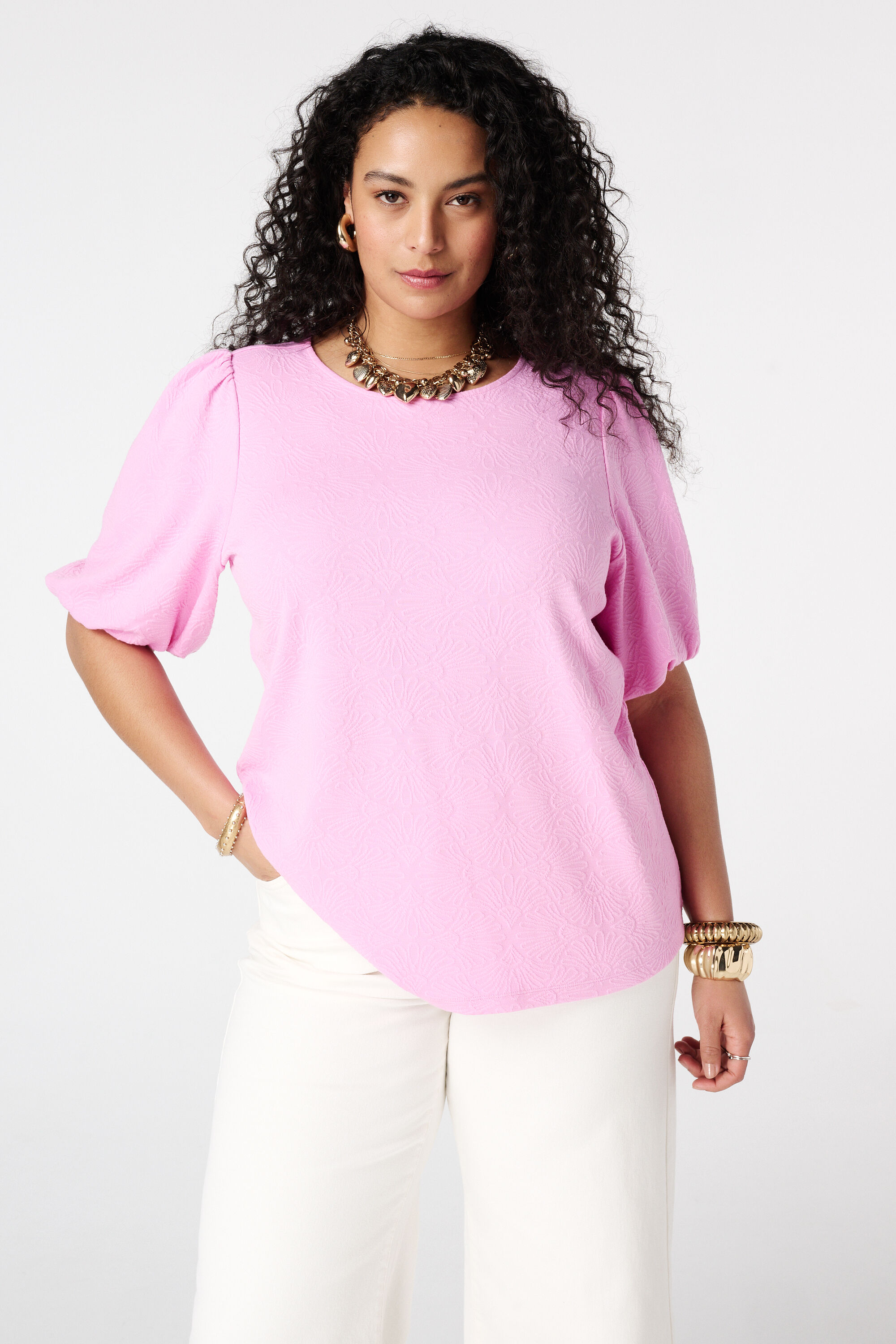 Top &agrave; imprim&eacute; floral