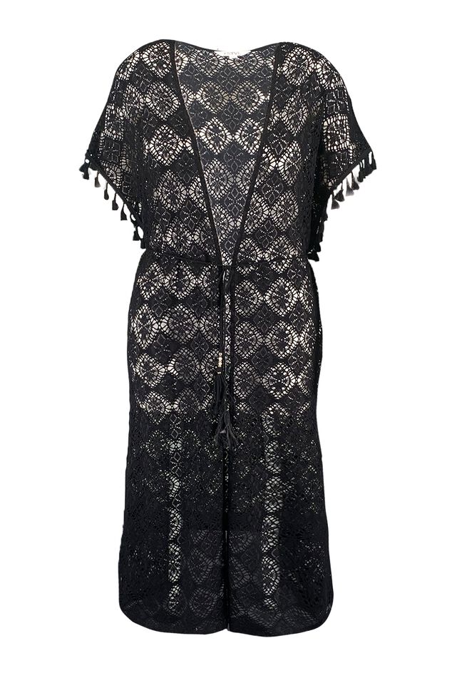 Long caftan en dentelle image number 1