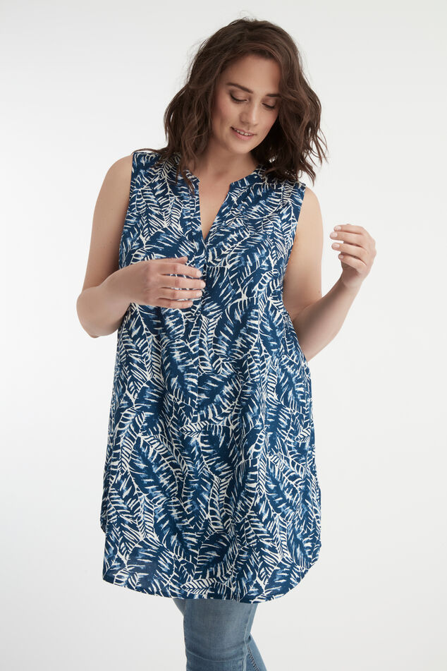 Chemisier long sans manches image number 0