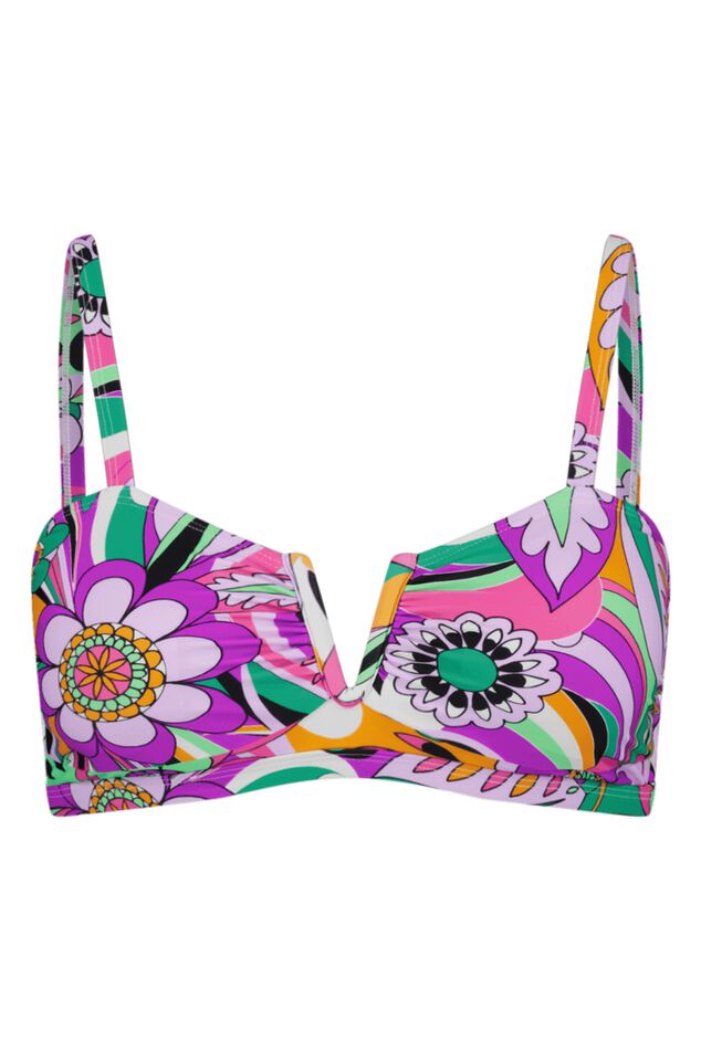 Haut de bikini avec détails en forme de V image number 2