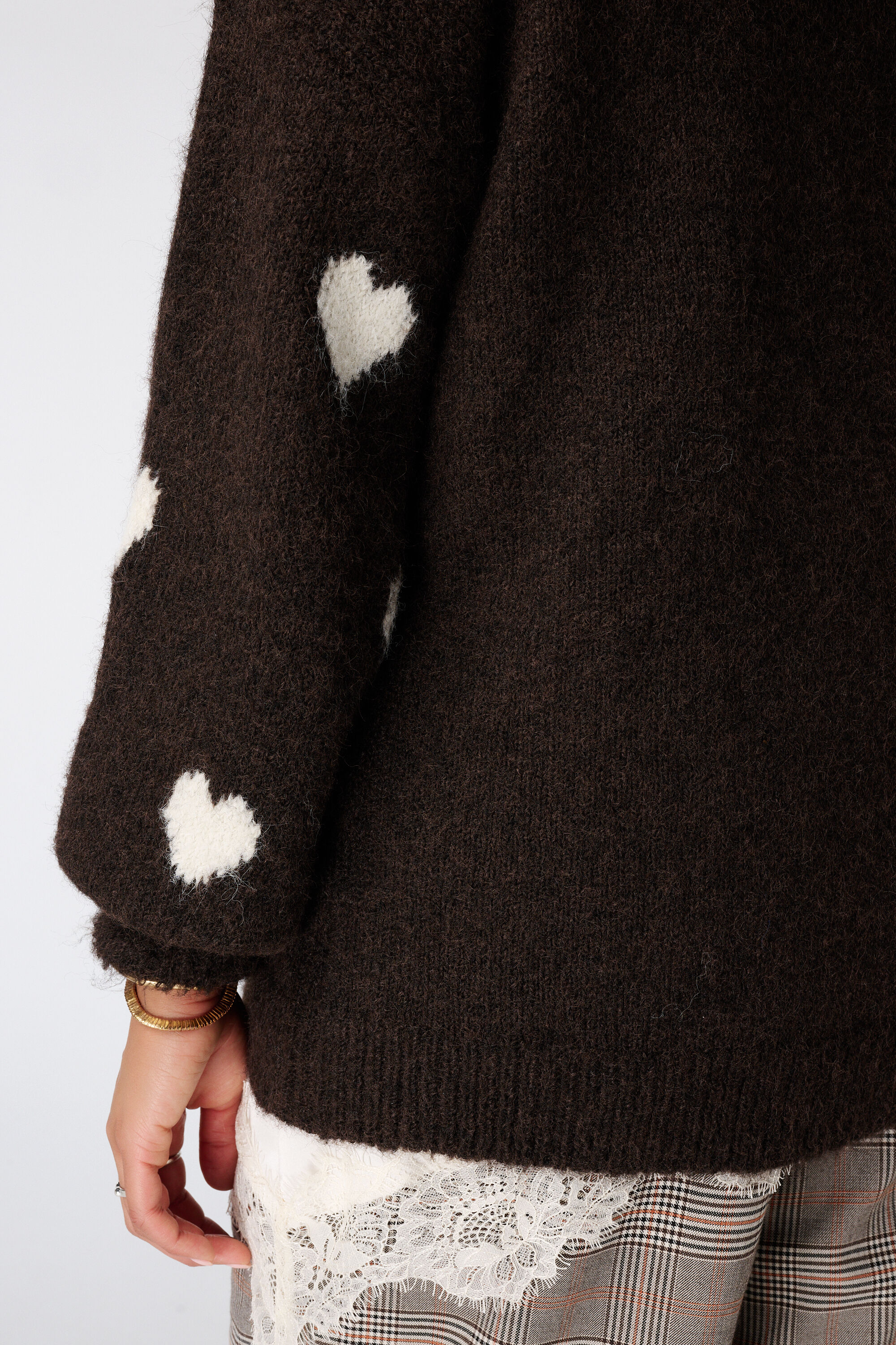 Pull &agrave; motif c&oelig;urs image number 6