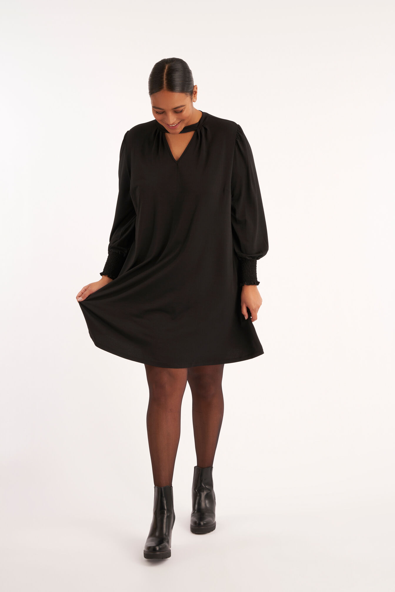 Robe trapeze courte clearance