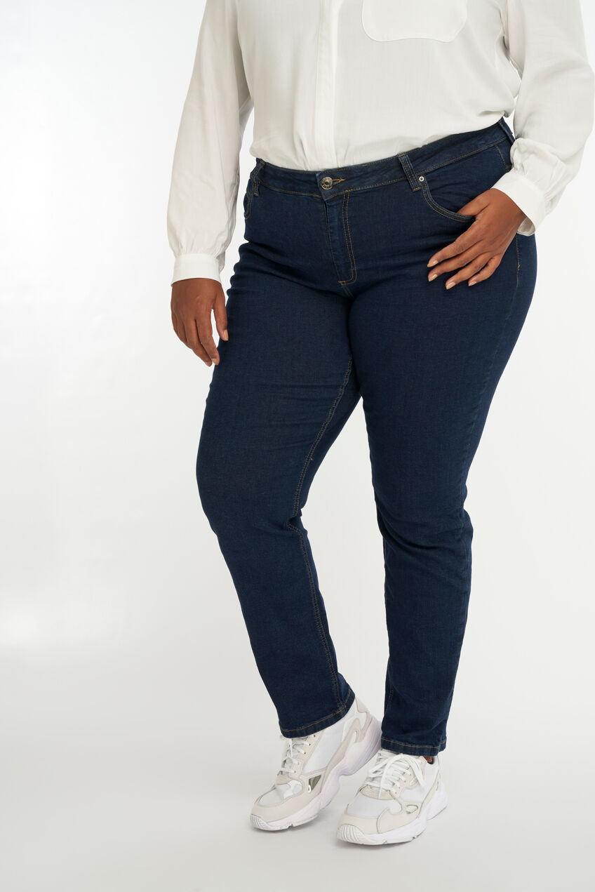 Jean coupe ample ROSE image number 4