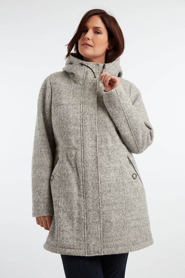 Manteau en laine mélangée image number 0
