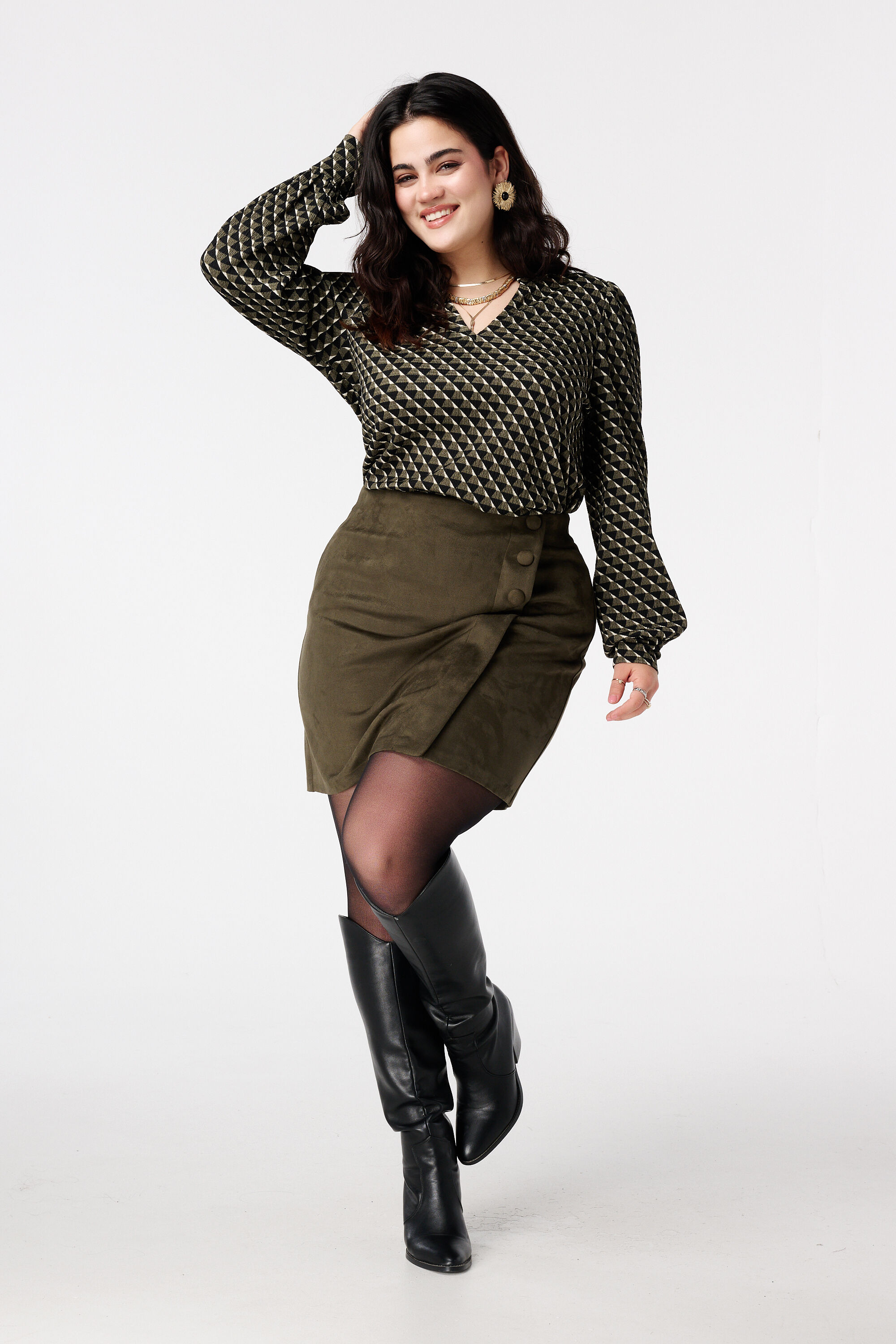 Top &agrave; imprim&eacute; raffin&eacute; image number 5