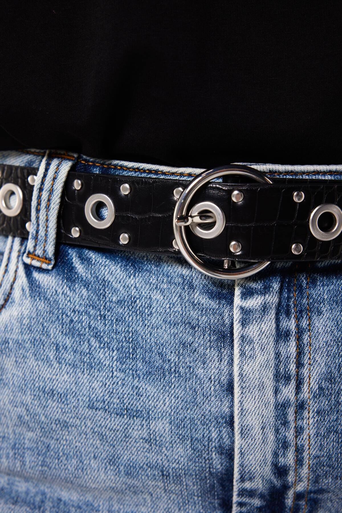 Femmes Ceinture avec imprime serpent MS Mode