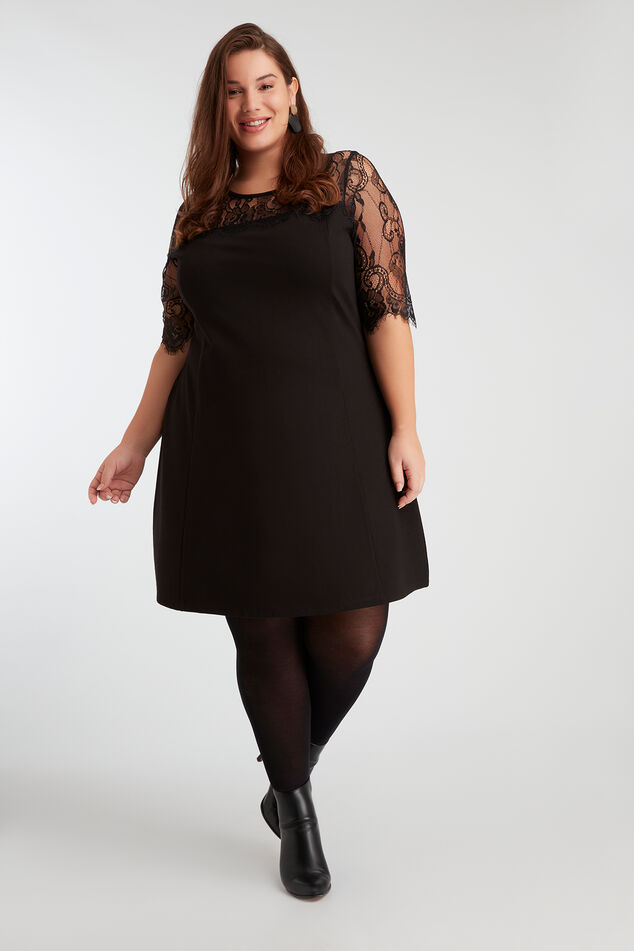 Femmes Robe avec dentelle | MS Mode Femmes Robe avec dentelle | MS Mode