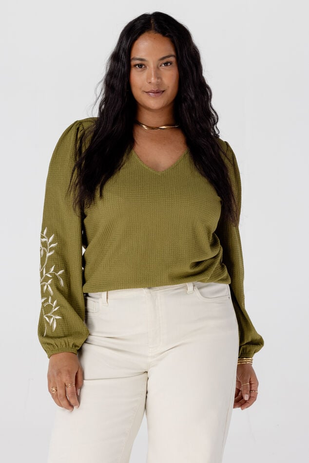 Haut avec broderie image number 0