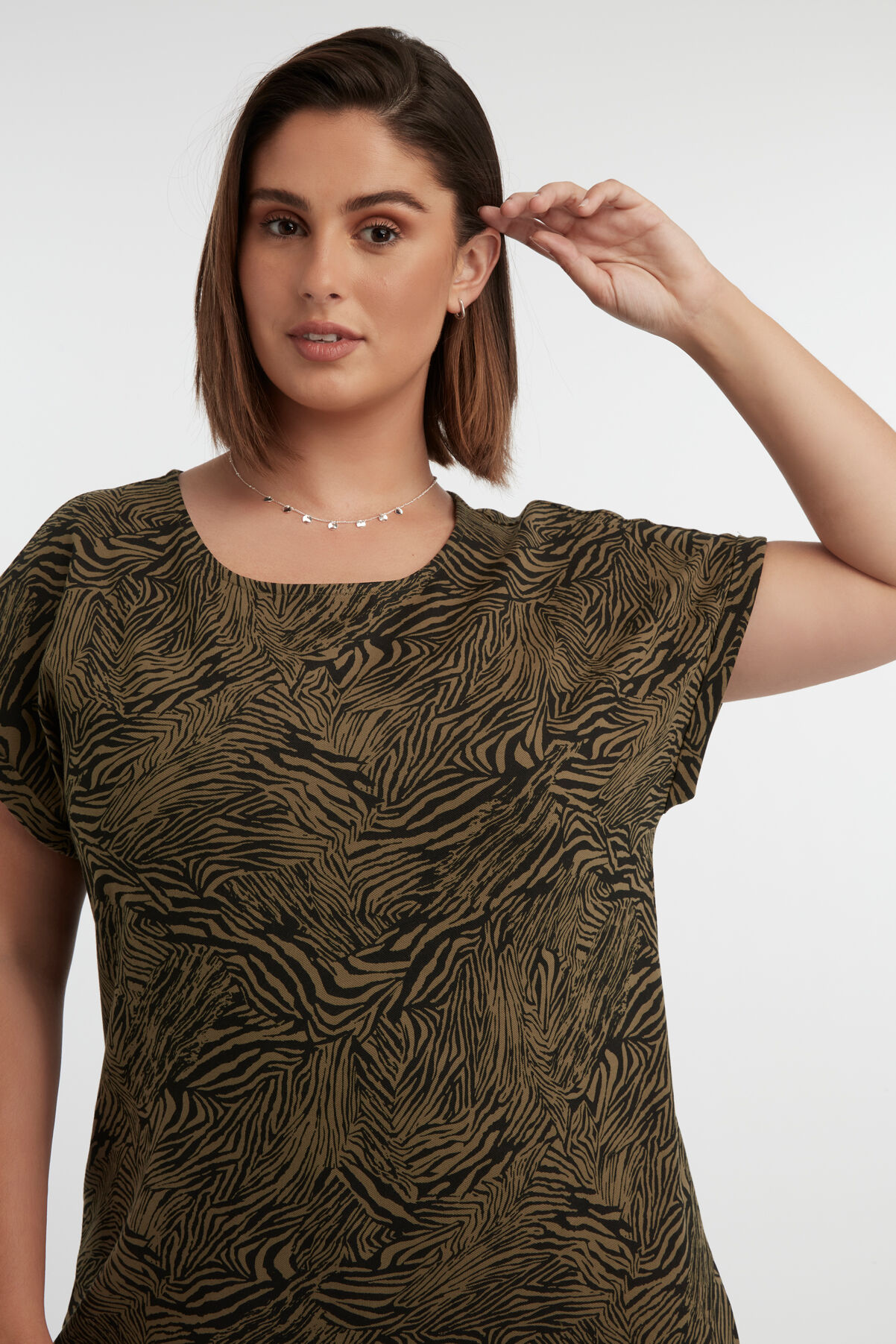 T-shirt long imprim&eacute; image number 5