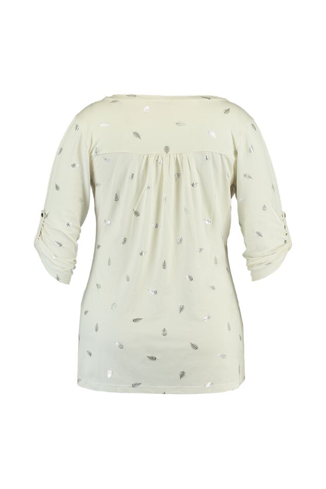 Haut à imprimé métallisé image number 2