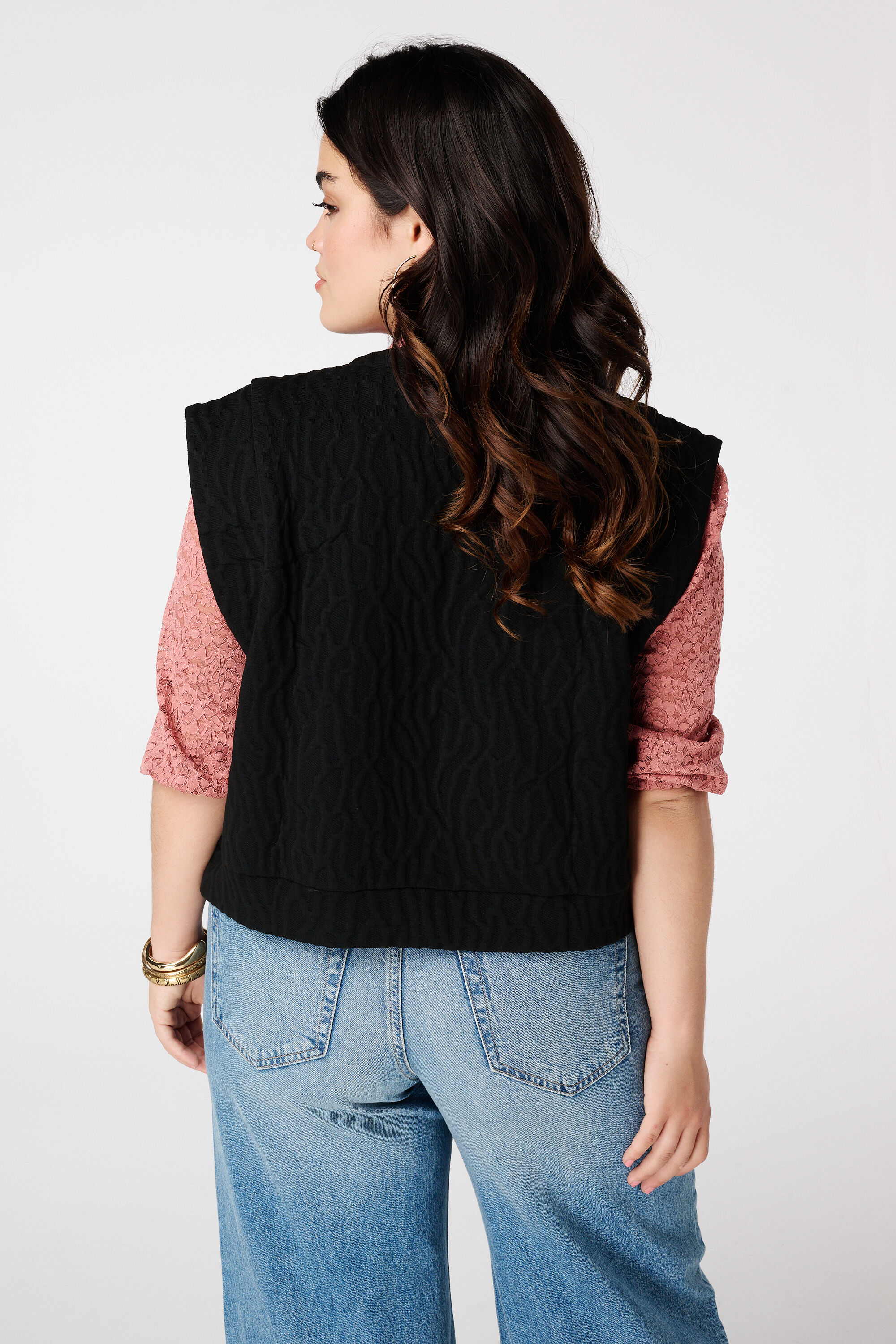 Gilet textur&eacute; image number 3