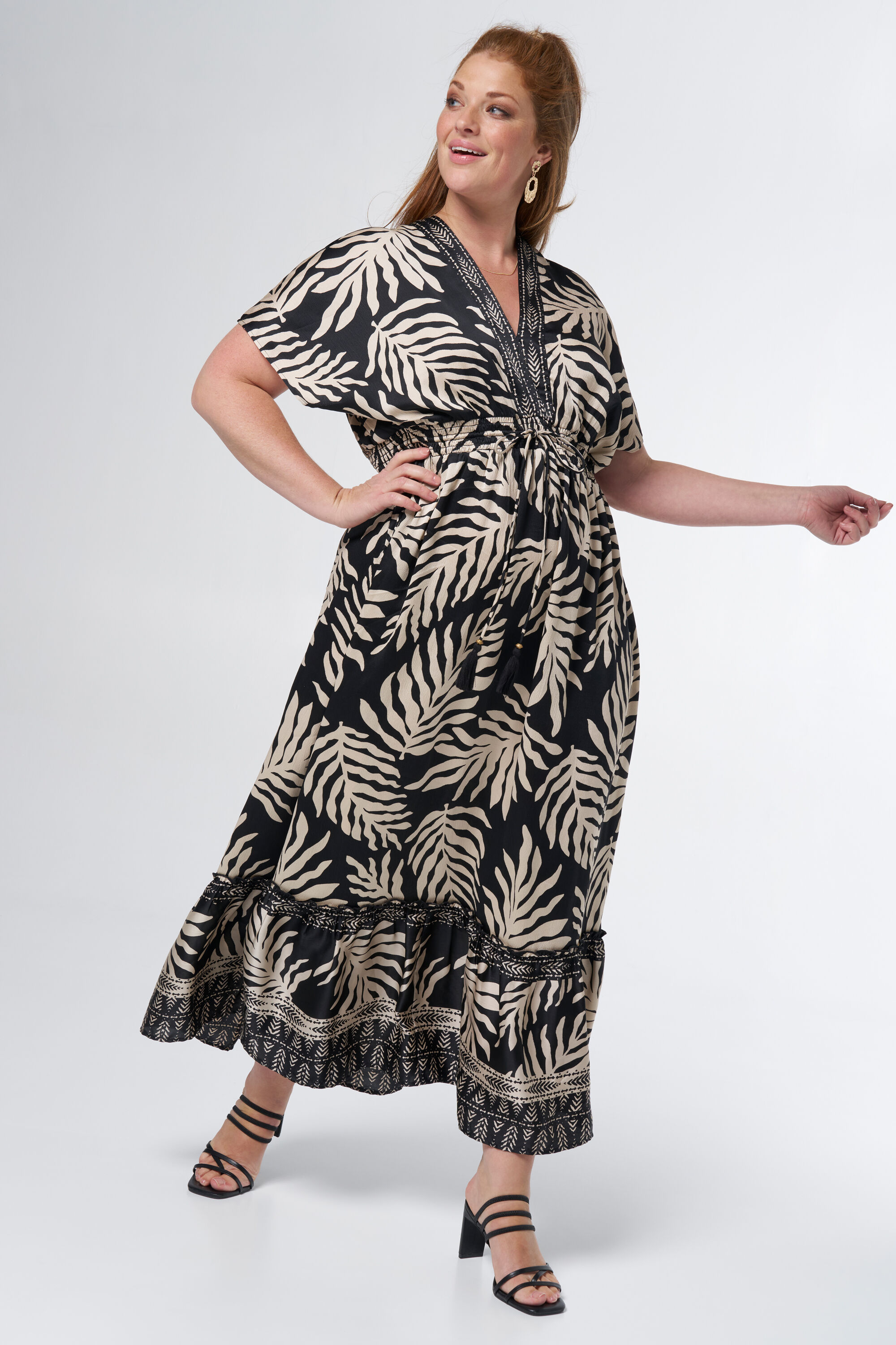 Robe longue avec imprime