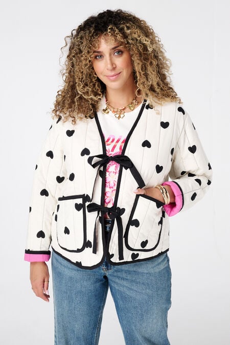 Veste réversible avec imprimé Veste réversible avec imprimé