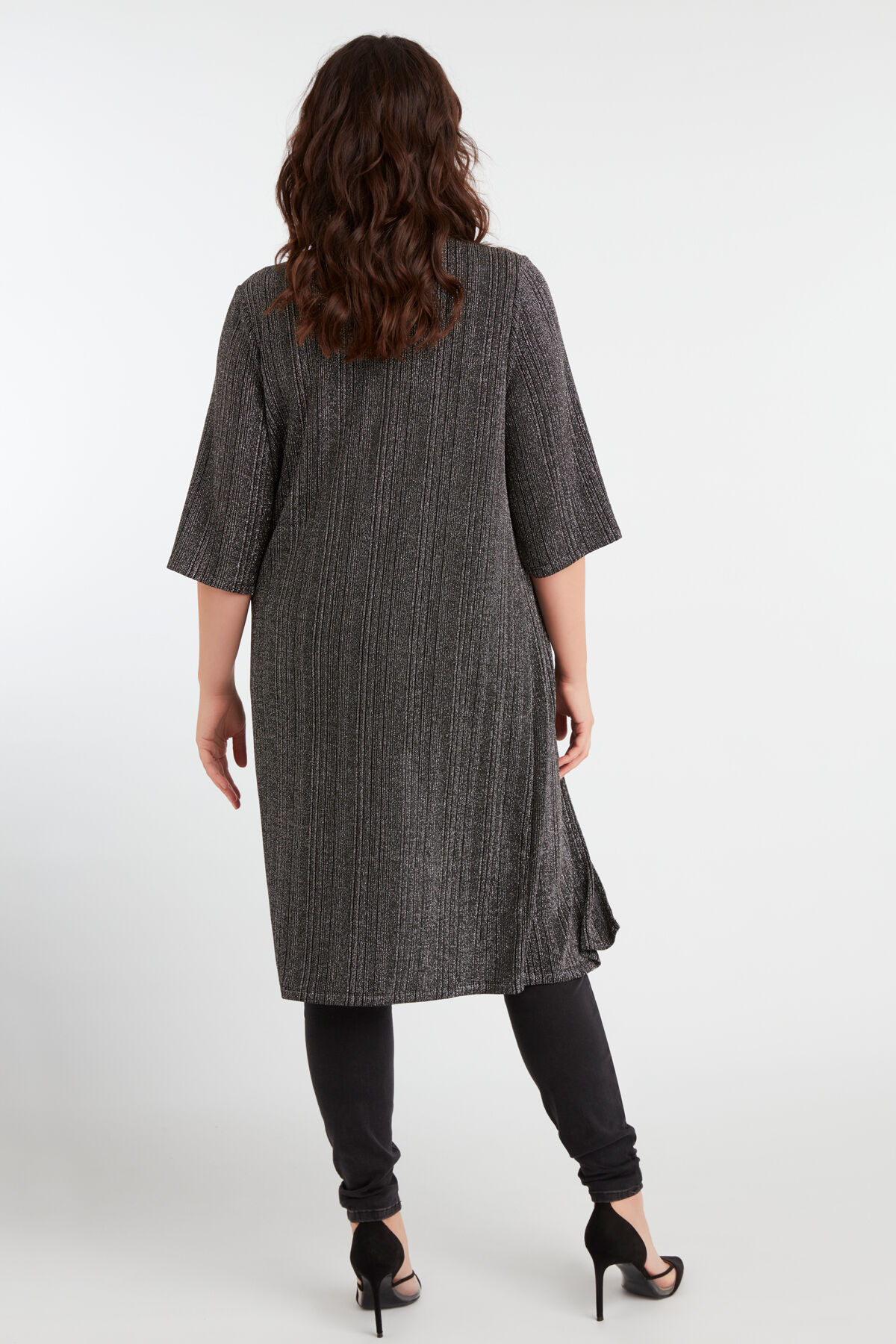 Cardigan long en lurex   image number 5