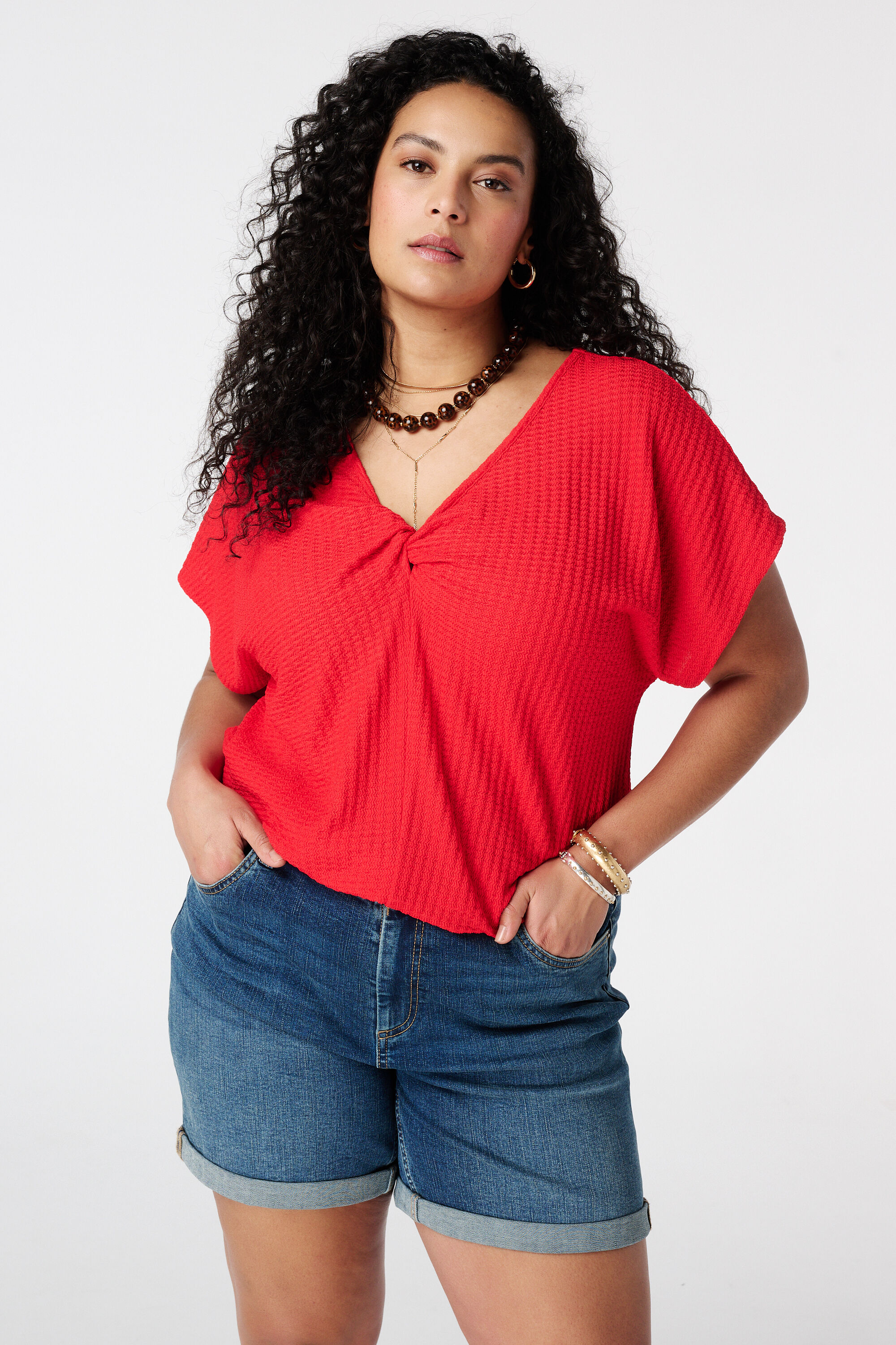 Top avec manches courtes