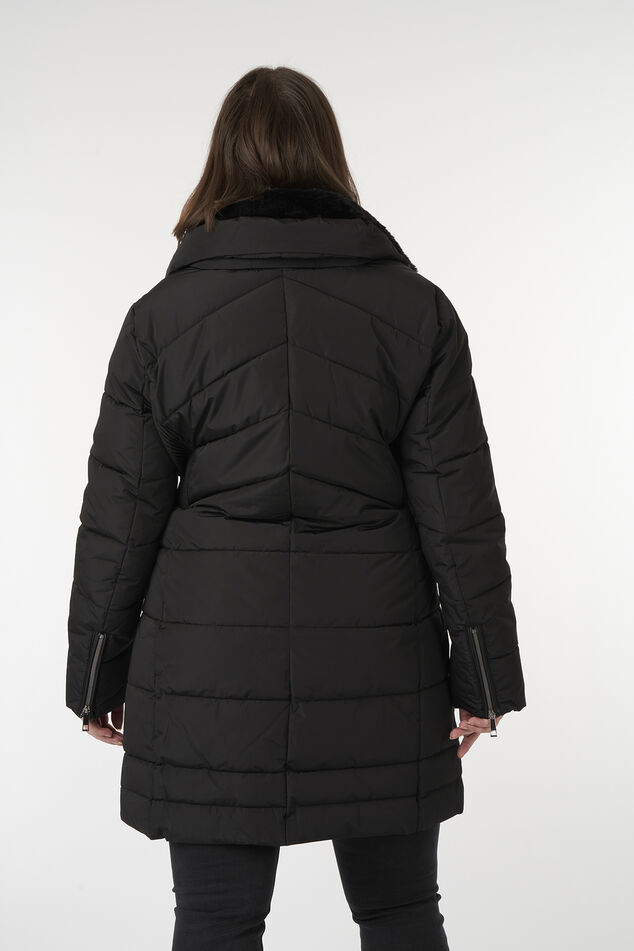 Long manteau matelassé image number 3