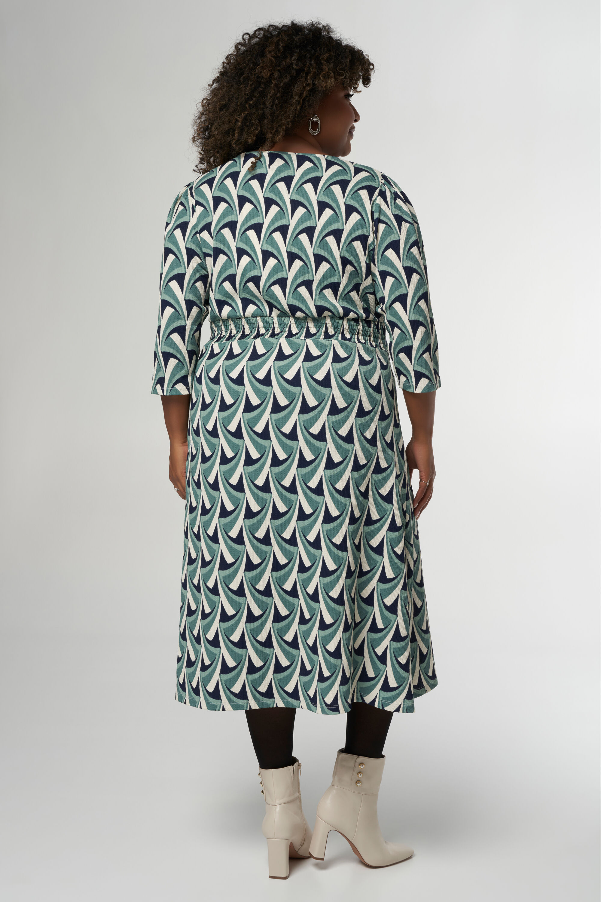 Robe midi &agrave; imprim&eacute;  image number 3