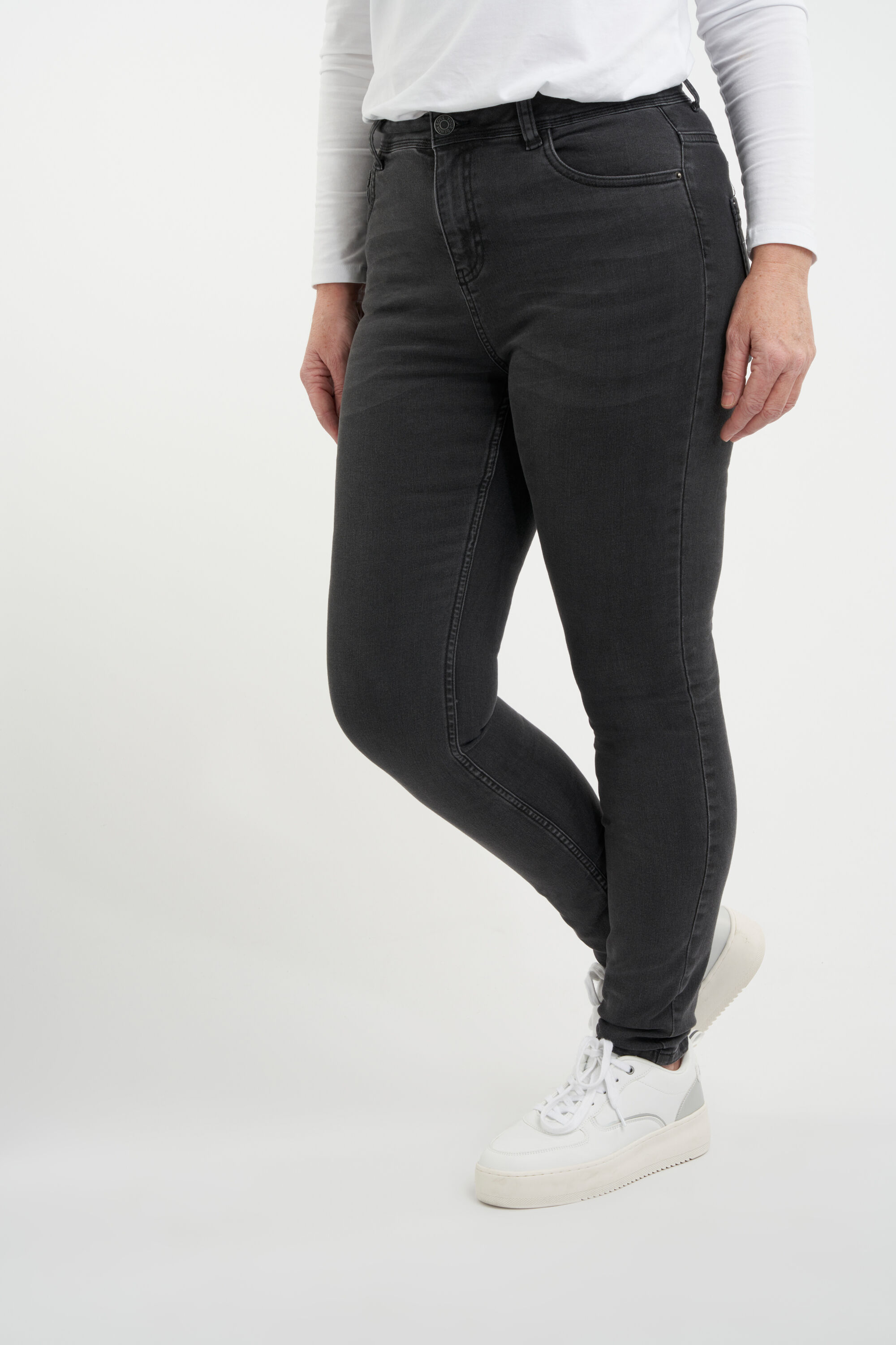 Jeans moulant new arrivals femme taille haute