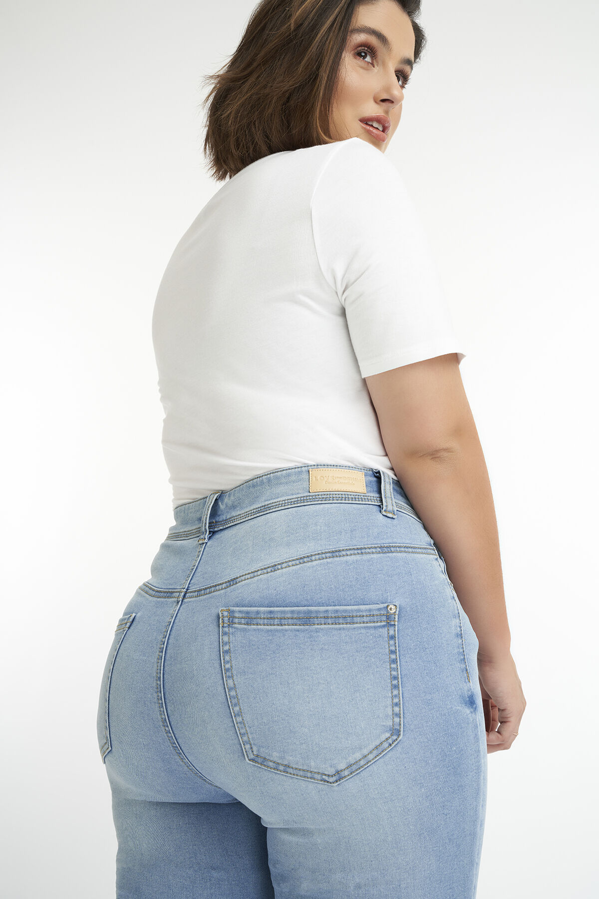 Femmes Jean moulant taille haute CHERRY MS Mode