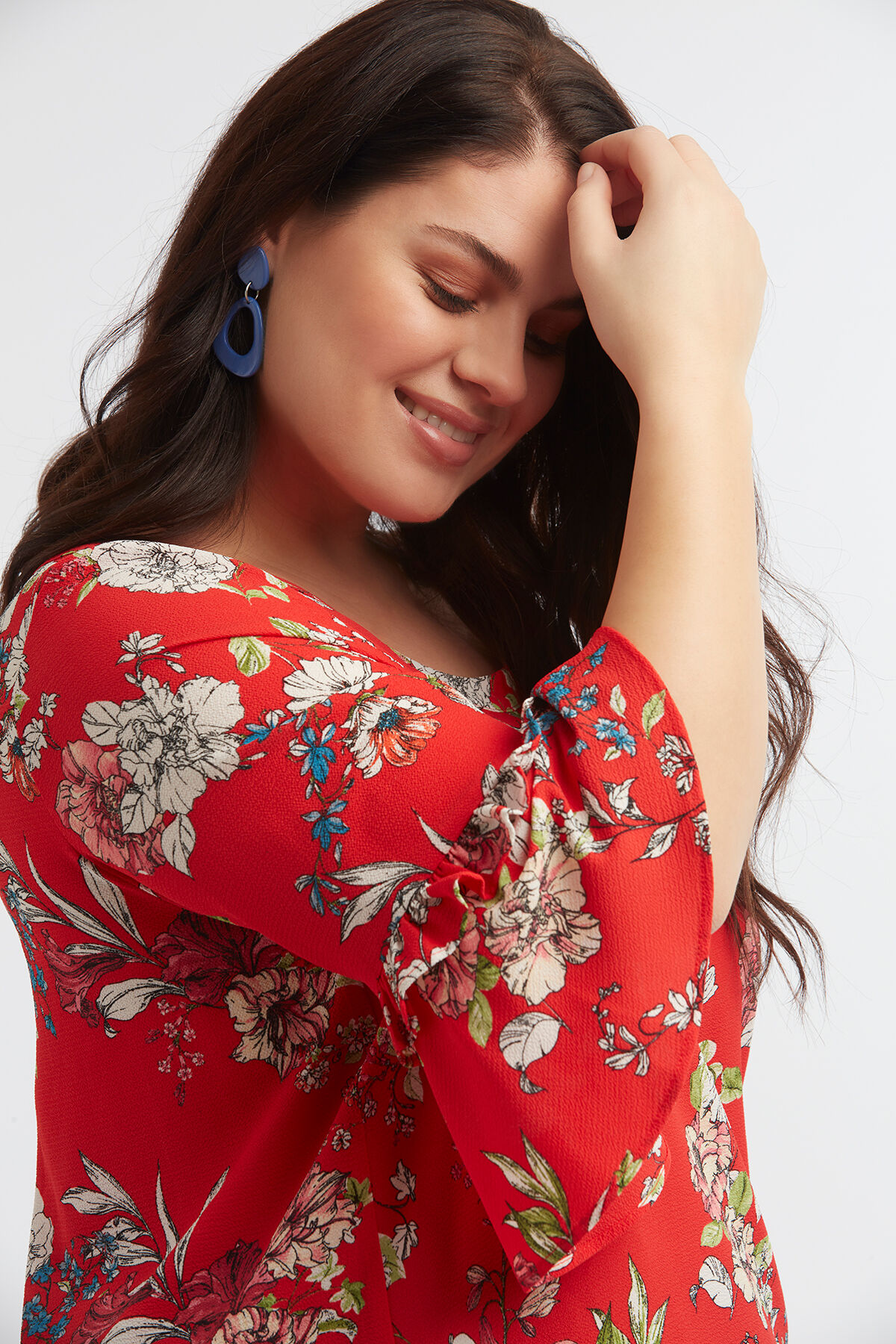 Chemisier &agrave; imprim&eacute; floral image number 5