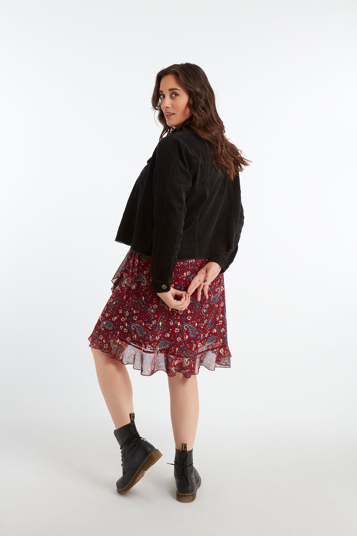 Veste en velours c&ocirc;tel&eacute; image number 5