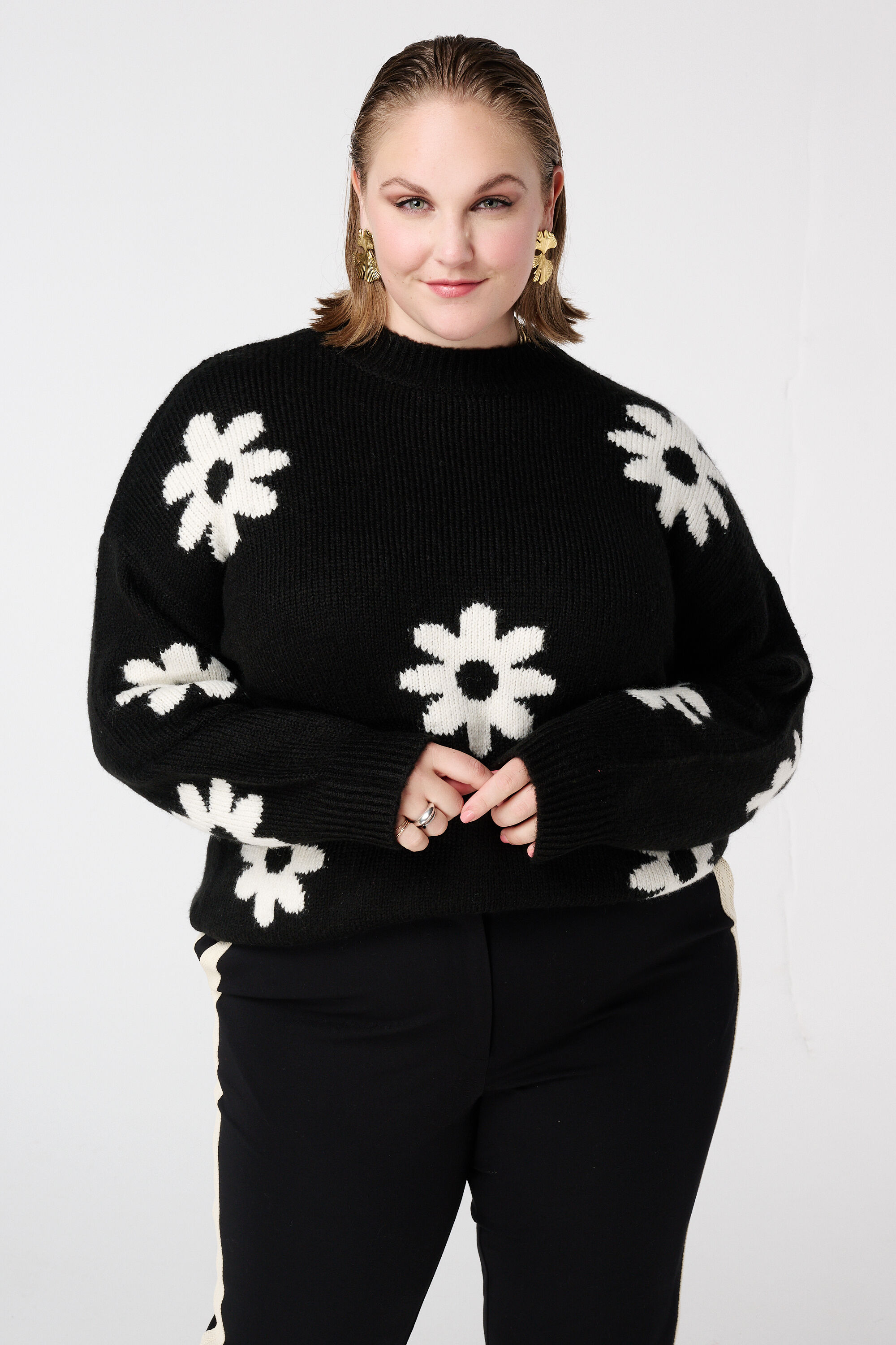 Pull &agrave; imprim&eacute; floral