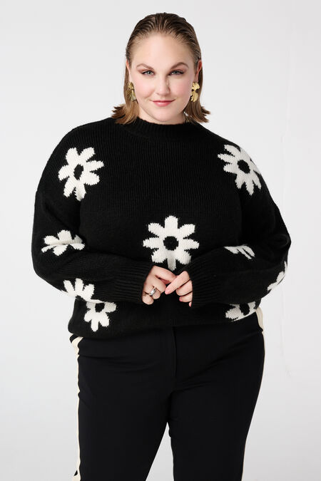 Pull à imprimé floral Pull à imprimé floral