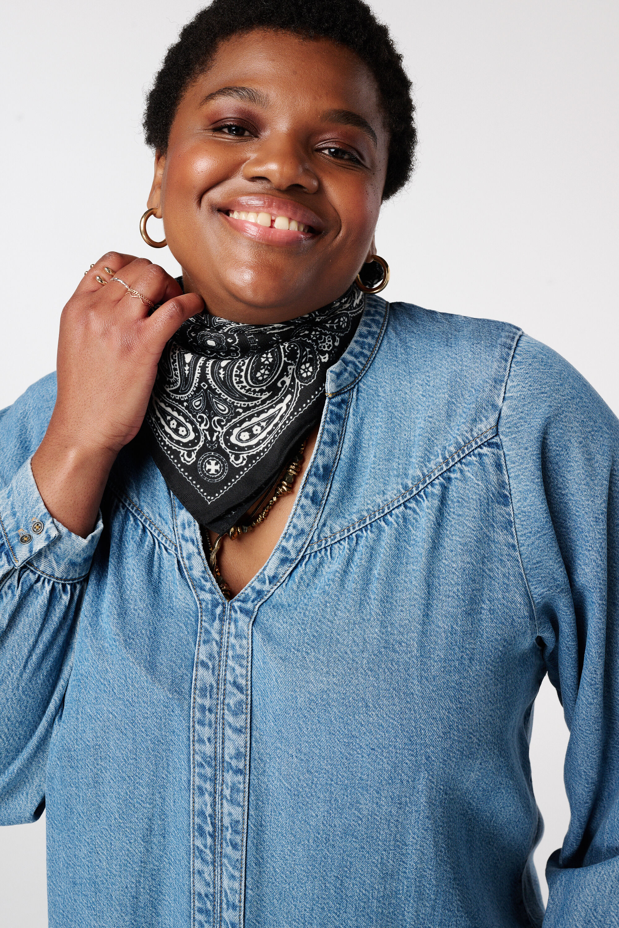 Chemisier en denim image number 4