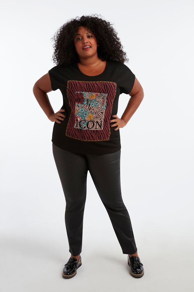 T-shirt à imprimé wax image number 0