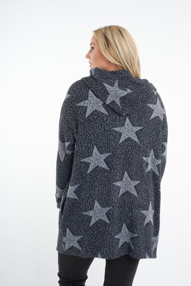 Cardigan à imprimé étoilé image number 4