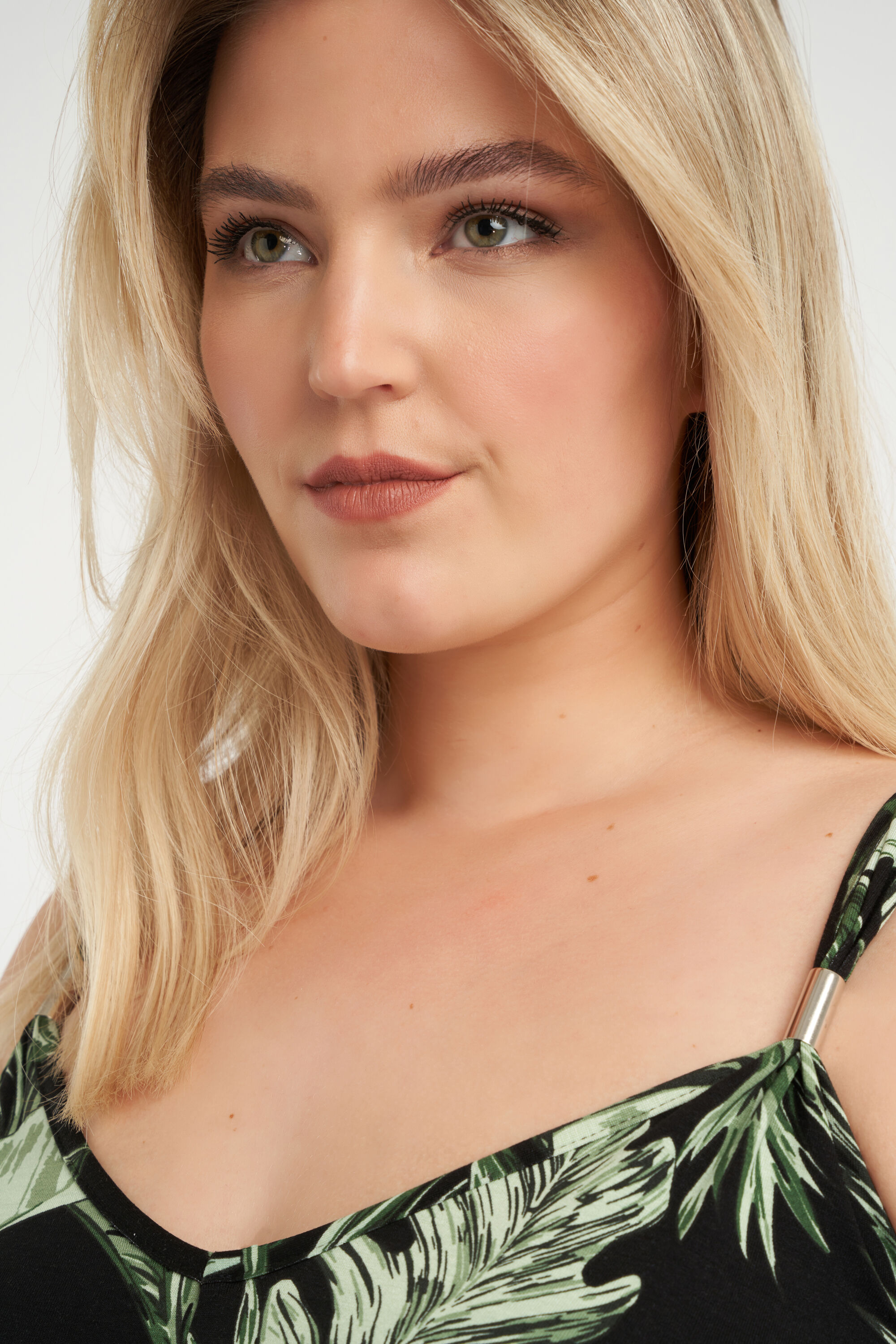 Robe &agrave; imprim&eacute; feuillet&eacute; image number 4