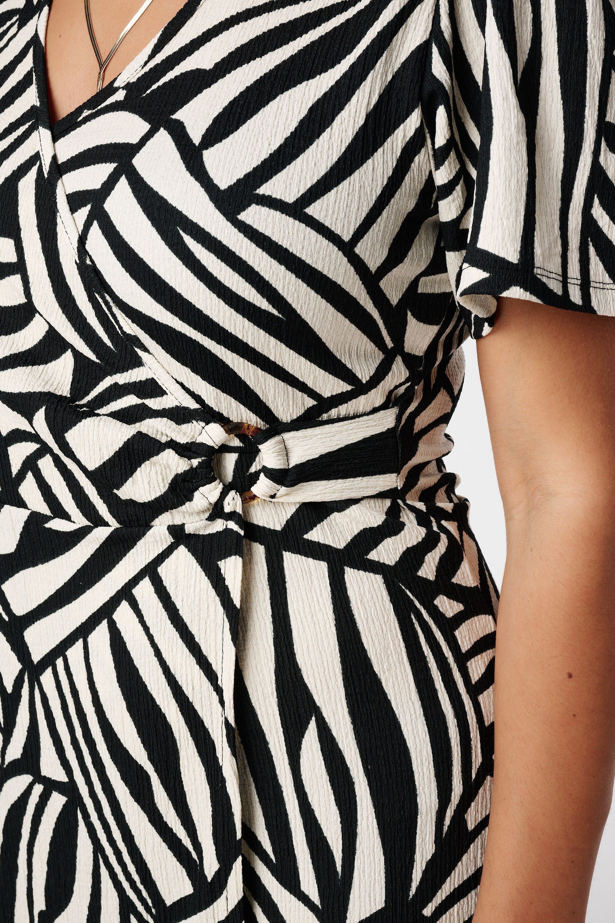 Robe portefeuille &agrave; imprim&eacute; image number 6