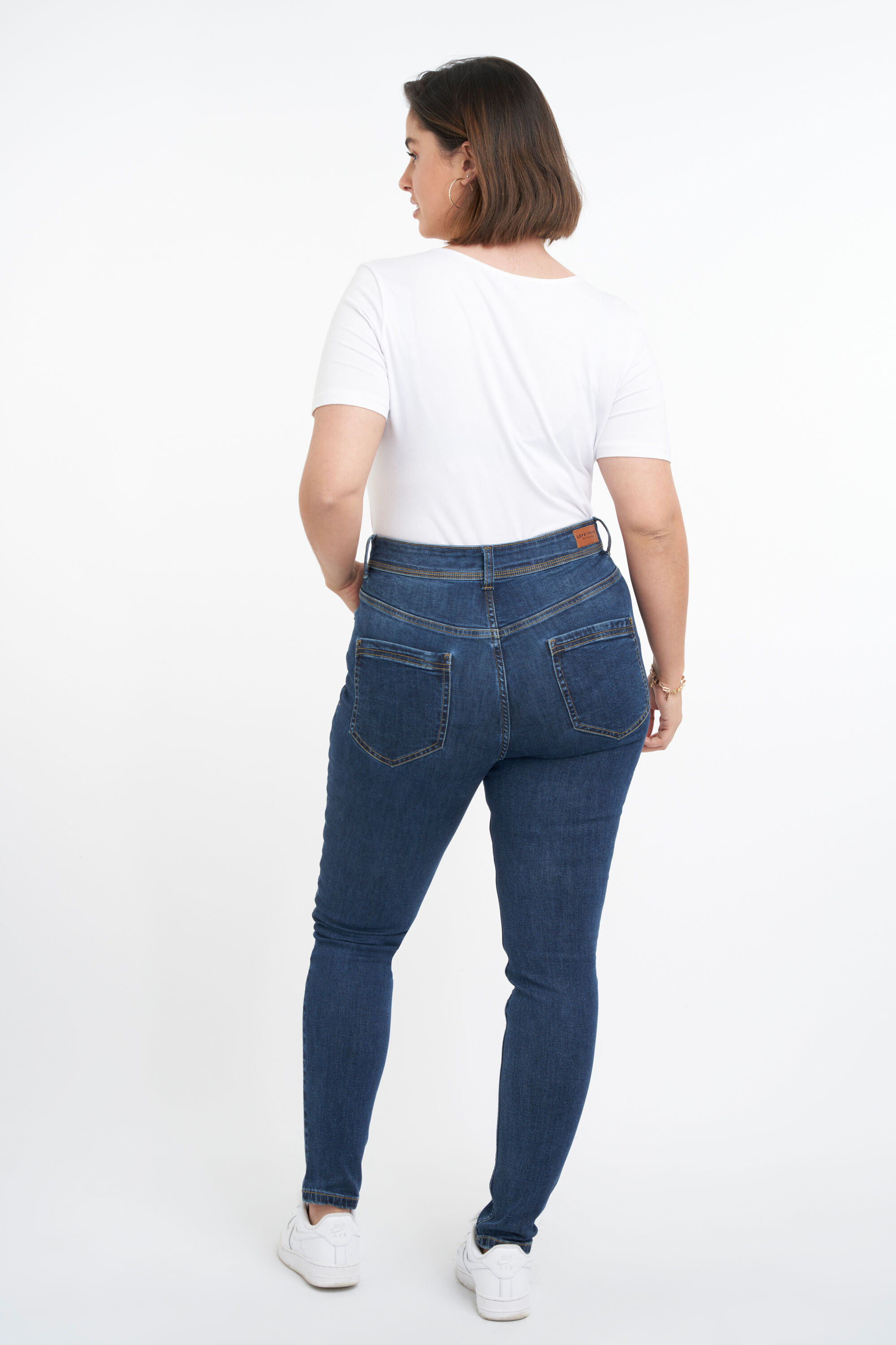 Jean moulant taille on sale haute