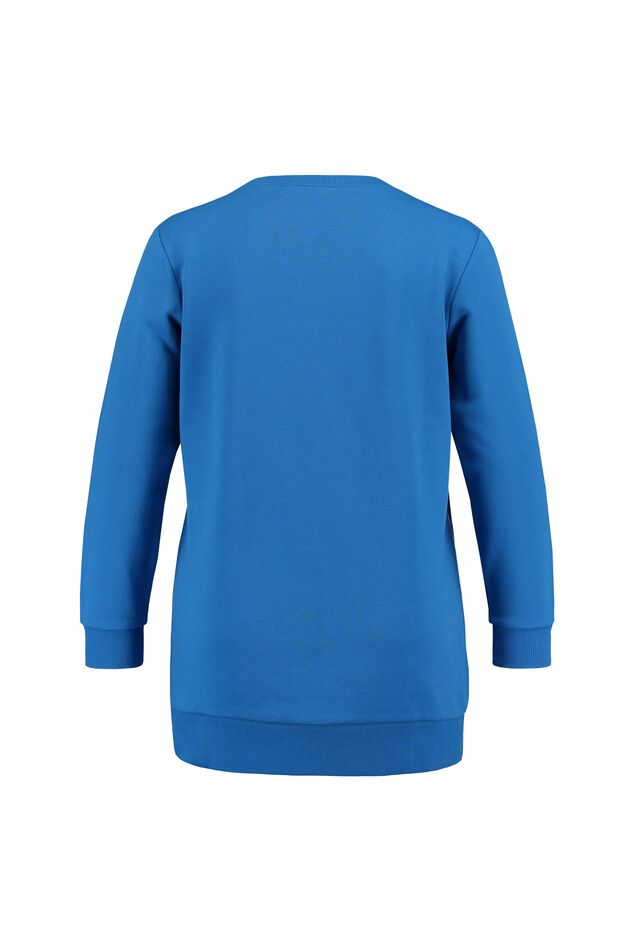 Long sweat-shirt avec motif en relief image number 2