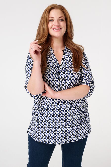 Top en jersey imprimé Top en jersey imprimé