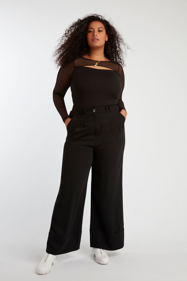 Pantalon large plissé image number 3