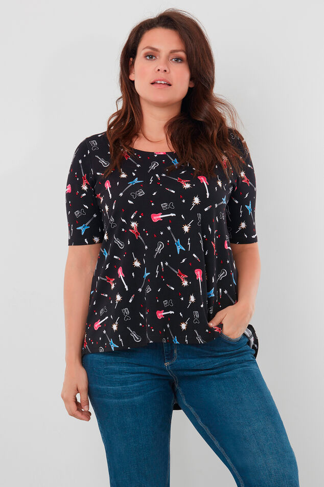 T-shirt à long pan image number 0