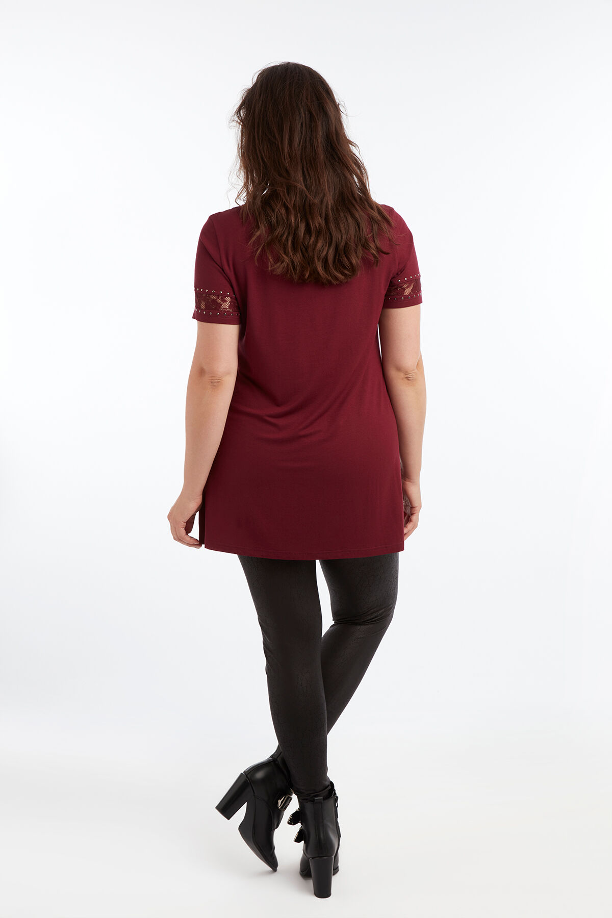 Tunique avec d&eacute;tails en dentelle image number 5