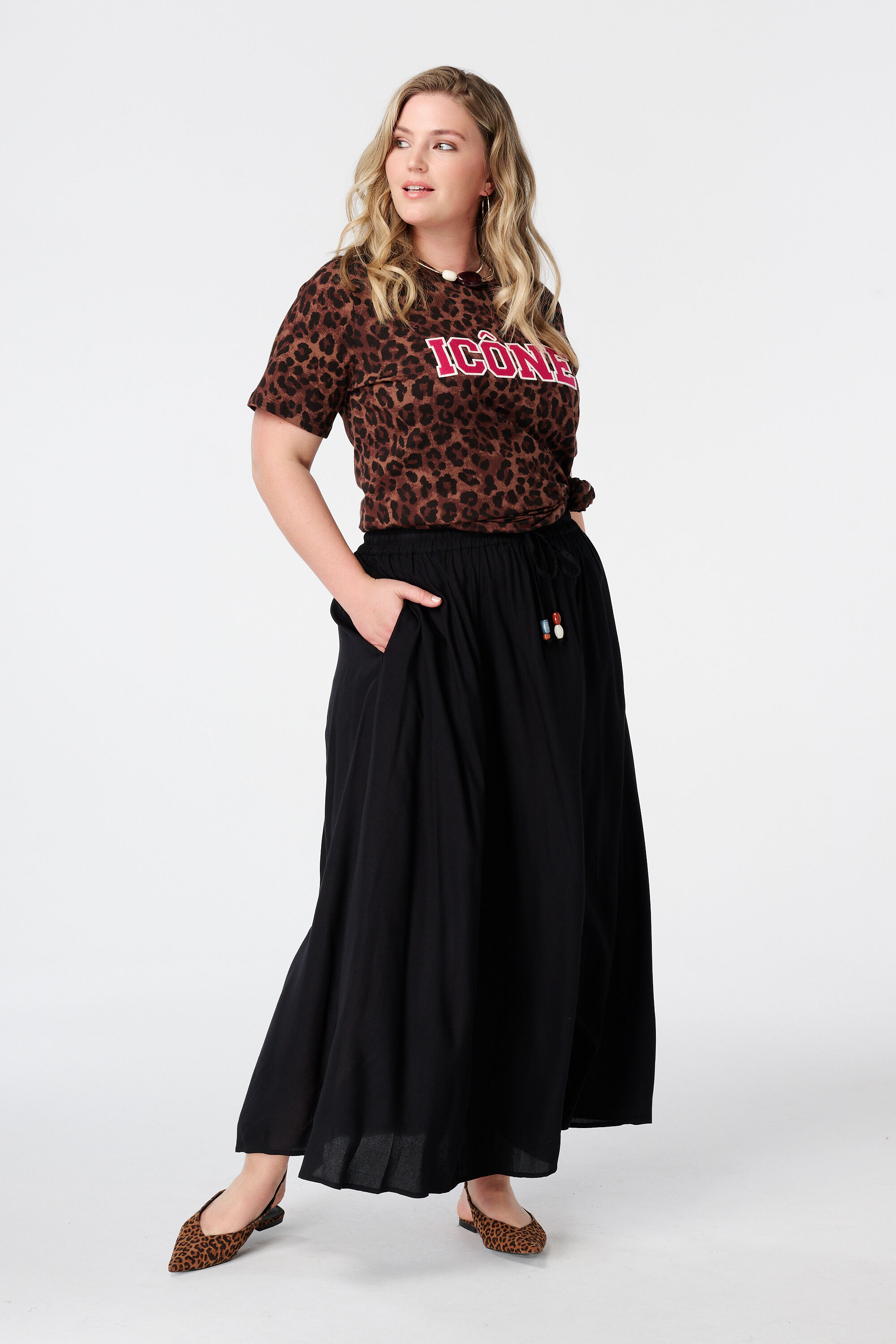 T-shirt &agrave; imprim&eacute; animalier image number 5