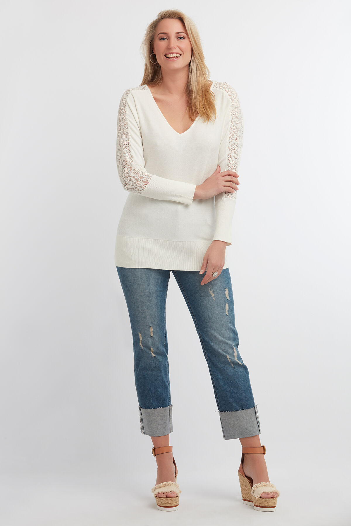 Jean &agrave; paillettes image number 4