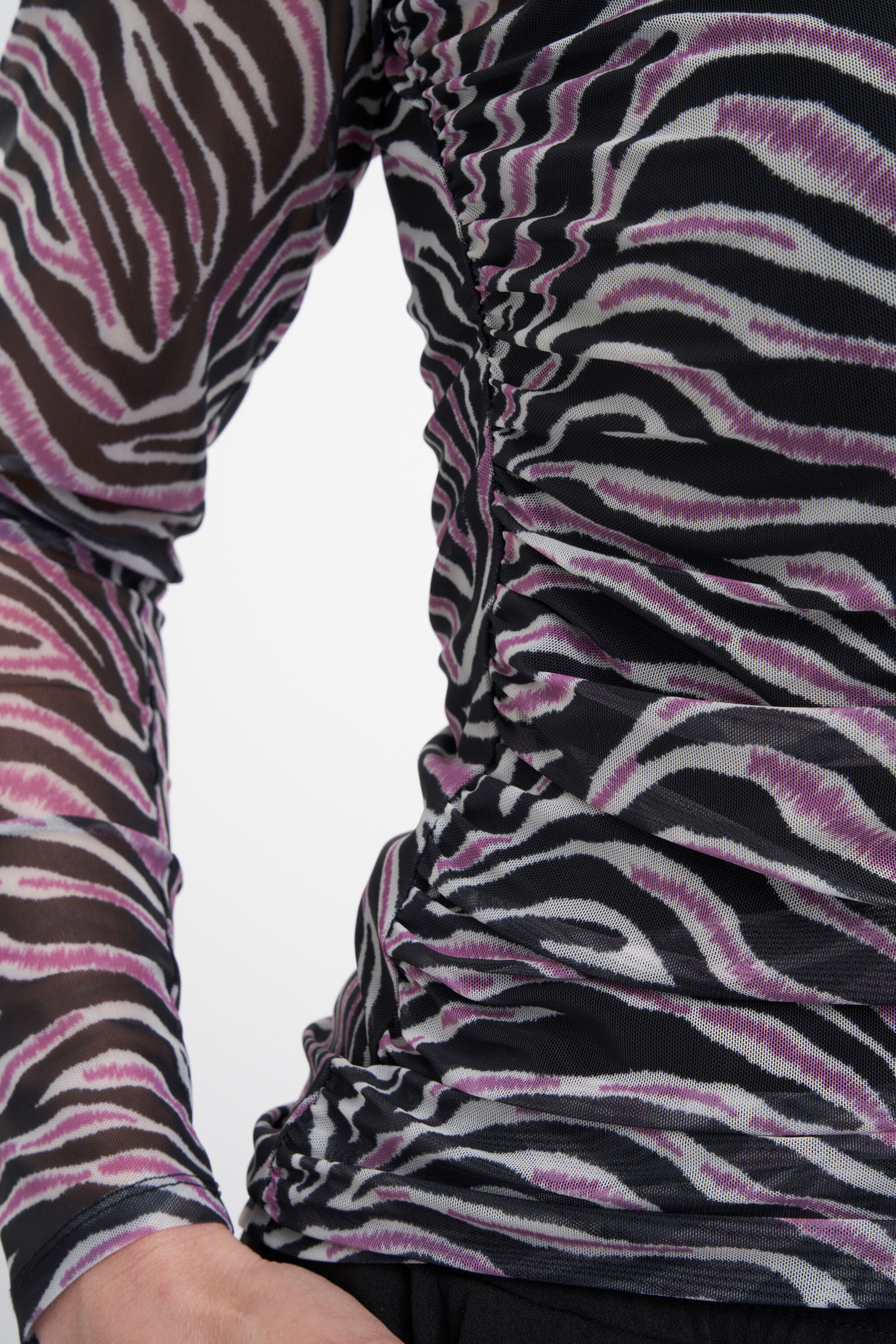 Haut en maille &agrave; imprim&eacute;  image number 4